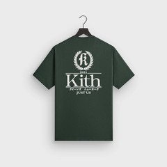 SS25 KITH INSIGNIA LOGO TEE COTTON UNISEX
