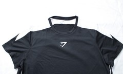 Gymshark Men’s Regular Fit Arrival Block Crew Neck T-Shirt ZG3 Black Large