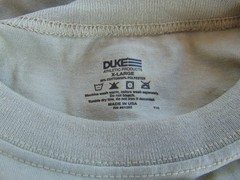 U.S. Military Duke Sand 50-50 T-shirt 3 pk., XL,NOS un-issued cd., free shipping