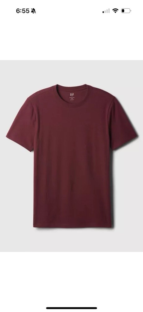 Gap Men’s Short Sleeve Premium Crew Neck Tee Everyday T-Shirt M Size