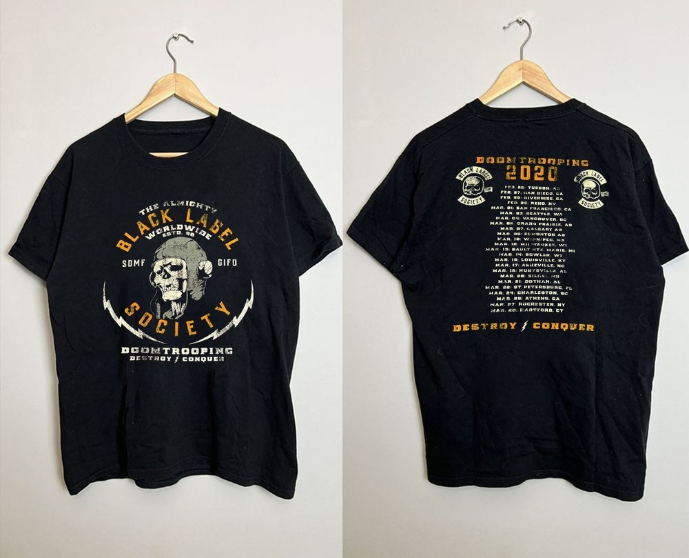 New Black Label Society Tour 2020 Gift For Fans Unisex S-5XL Shirt SS237