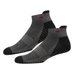 6 Pairs Ankle Socks Men Women Cushioned Running Training Socks, Pack of 6, 9-12