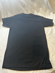 Tultex 202 Men’s Black Graphic Print Crew Neck Short Sleeve T-Shirt Regular S