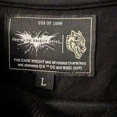Darc Sport x Dark Knight Rises Born In It V2 Tee – Black, Size L