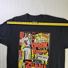 Rob Zombie Black Short-Sleeve Graphic Tee . Concert