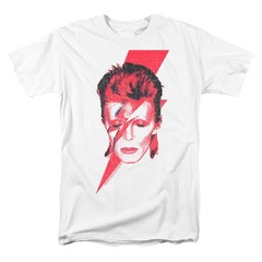 Popfunk David Bowie Aladdin Sane Album Art T-shirt (X-Large) White