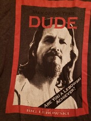 Vtg The Big Lebowski Cult Movie Shirt Time Man Of The Year The Dude Abides XL