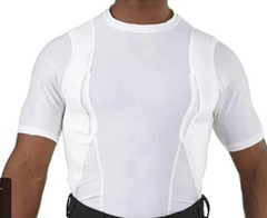 Unisex T-shirt Explosive Concealed Holster Tactical High Ammo T-shirt Tops