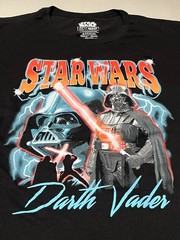STAR WARS MAD ENGINE DARTH VADER BLACK CREW NECK GRAPHIC TSHIRT MENS SIZE 3XL