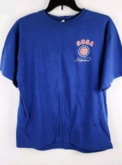 Vintage Sammy Sosa Jersey T-Shirt VTG 1999 MLB Blue Size Large
