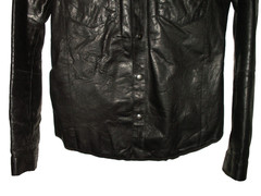 Men’s All Saints AFTERNOON LEATHER SHIRT jacket overshirt M (ref67) £99.99!!!!!