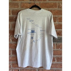 Vintage 1995 Gulf Coast Eagle Steam Excursion Train T Shirt XL Railroad USA