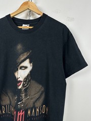 2003 Vintage Marilyn Manson The Golden Age of Grotesque Band T-Shirt Size L