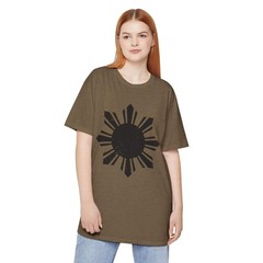 Filipino Sun Longline Drop Tail Tee Pinoy shirt Streetwear Urban Long Body S-2XL