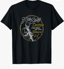 Outlaw Cantina T-Shirt Retro Desert Planet Bar Graphic Tee Scifi Gift MeN