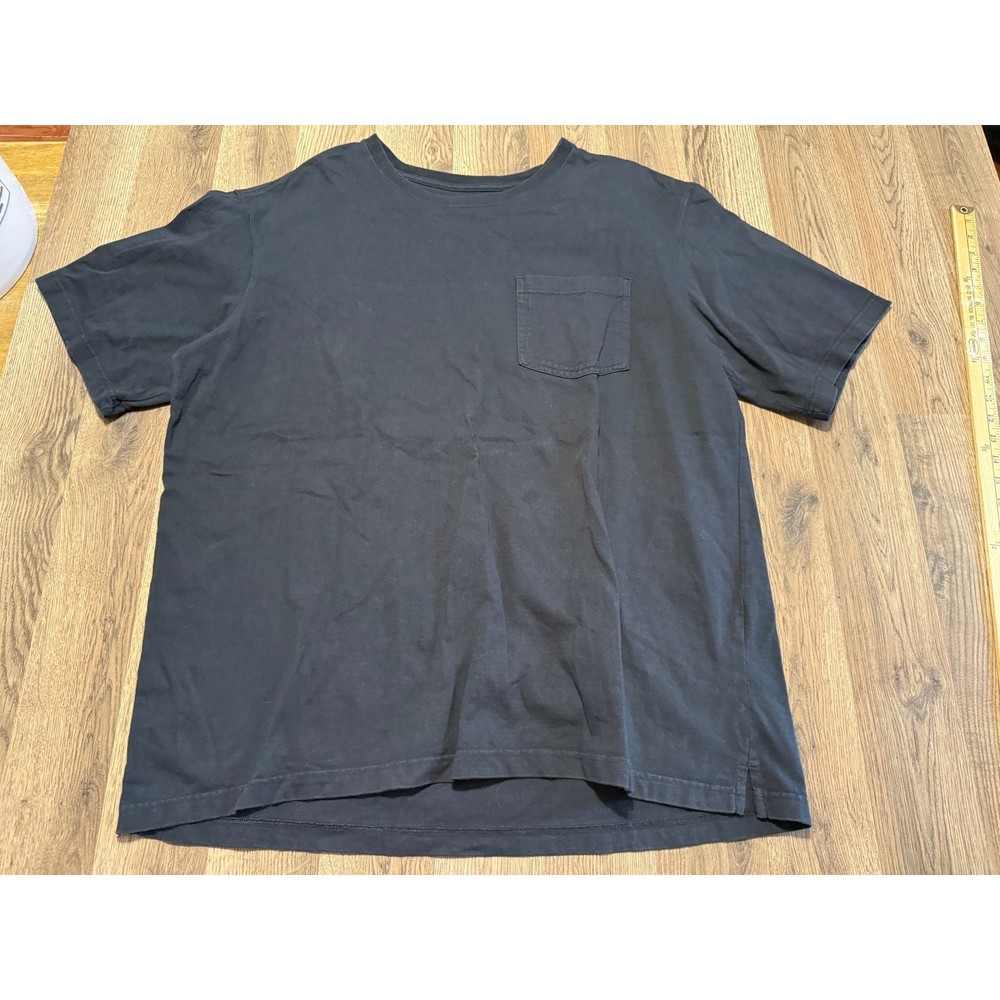 Duluth Trading Co Pocket T-Shirt Mens XL Black Adult Longtail Relaxed Fit