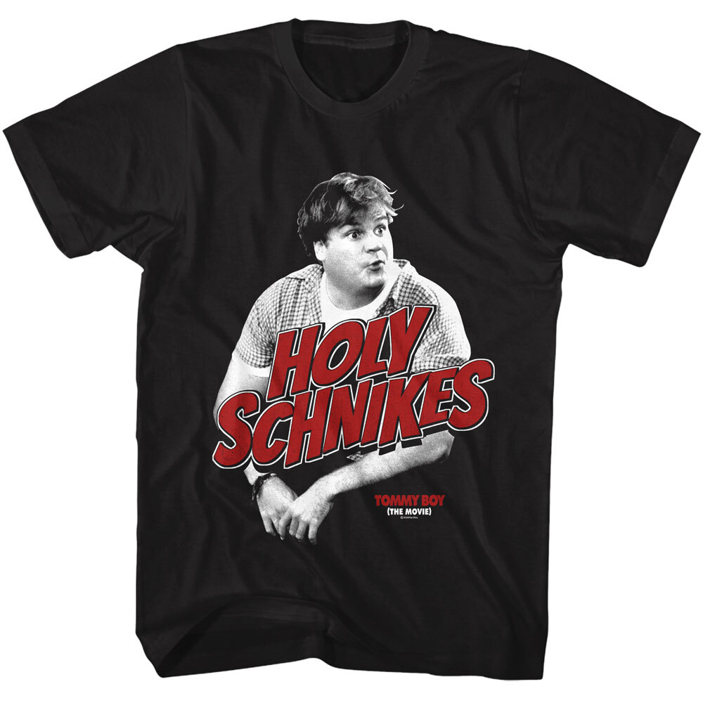 Tommy Boy Comedy Movie Holy Schnikes Chris Farley Men’s T Shirt