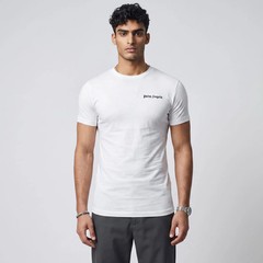 Palm Angels PLA1UMBTS01BI Mens T-Shirt Bipack White 2-Piece Set