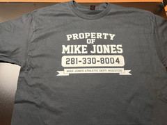 Property of Mike Jones Rap Retro Graphic Tee Shirt Unisex t-shirt