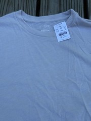 J.Crew Washed Short Sleeve T-Shirt Men’s Medium Light Beige Tan Cotton Blend NWT