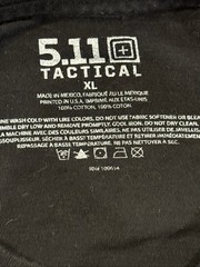5.11 Tactical Shirt Mens XL Black Always Be Ready Tee Eagle Slim Fit Casual