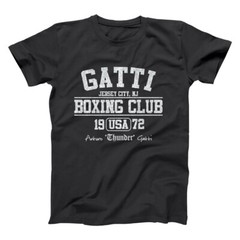 Gatti Boxing Club Retro Arturo Champ Mma Italy Black Basic Men’s T-Shirt