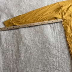 Russell Athletic Big and Tall Long Sleeve Tee Size Medium Mustard
