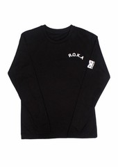 ROKA Korea Army Long Sleeve T Shirt Military Training Casual Gym Wear