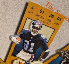 VTG 2001 Super Bowl 35 Baltimore Ravens NY Giants Ticket Tee T-Shirt – XL – NWT