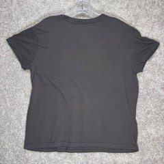 Mighty Fine Wyoming Graphic Tee Black Cotton Short Sleeve Mens Large LG