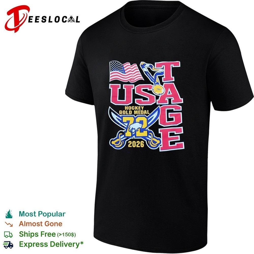 Tage Thompson 72 Sabres hockey gold medal 2026 shirt