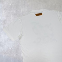 Louis Vuitton LV Birds Graphic Print Logo Cotton Crewneck T-Shirt White Size L