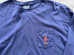 Single stitch USA made vintage Polo Ralph Lauren pocket bear embroidered