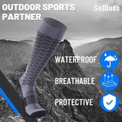 Waterproof Knee High Socks hiking gear for men Outdoor Sports High Performanc…