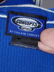 Concepts Sport Florida Mens Color Blue (Missing Tags, Stains) Long Sleeve Shirt