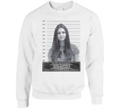 Nina Dobrev Celebrity Mugshot Police Department T Shirt