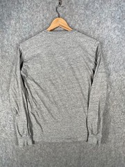 Ralph Lauren Shirt Mens XS Grey Pony Logo Preppy Soft Feel Long Sleeve Top