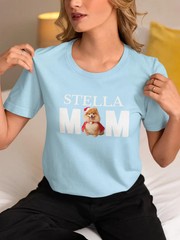 Personalized Pet Photo Comfort Tee Custom Dog Cat