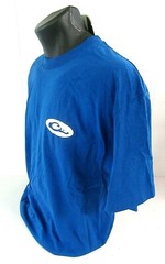 MSRP 19.99 NEW DRAKE WATERFOWL DUCK HEAD LOGO T-SHIRT – BLUE – SIZE M