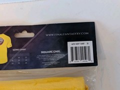Final Fantasy XV Game T-Shirt Auto Shop Square Enix Yellow XXL Sealed
