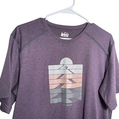 REI Co-Op T-Shirt Men’s Medium Short Sleeve Athletic Crew Neck Shirt Casual Top