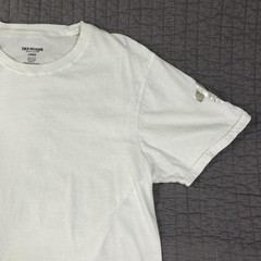True Religion Shirt Men Large White Silver Horseshoe Logo Graphic Tee Crewneck