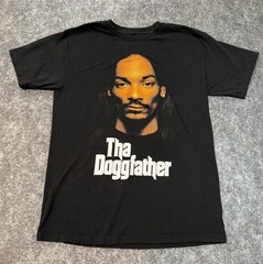 Snoop Dogg The Doggfather T-shirt Black Men’s M Dog Death Row Records 382