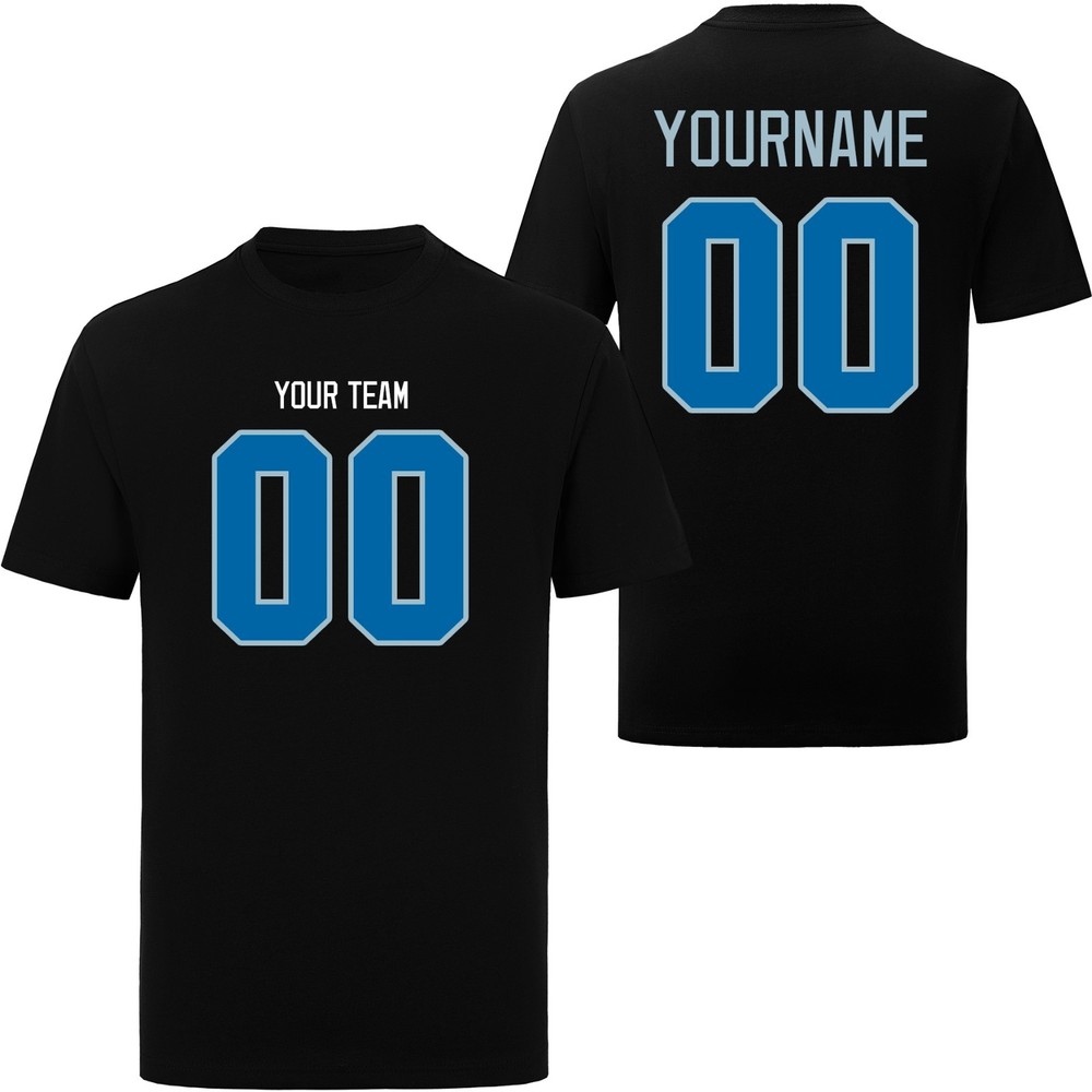 Personalized Print T-Shirts, Custom Cotton Tops Tee – Add Any Name/Number/Photo