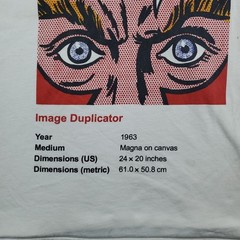 UT Uniqlo X Roy Lichtenstein Mens Shirt Medium Image Duplicator