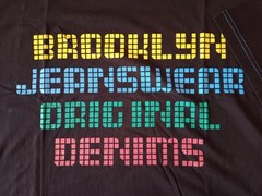 Fantastic Mens Big Size Black Brooklyn Retro Dots Tee – 2XL 3XL 4XL 5XL 6XL