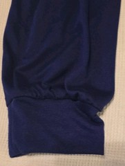 Peanuts Sleepshirt Men’s Snoopy & Woodstock Navy Blue Long Sleeves XL-46-48