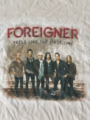 Foreigner Feels Like The First Time Concert T Shirt 2012 Tour XL Gildan