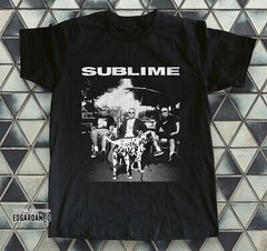 Sublime Long Beach Dalmation Band Black Unisex T-shirt Size S-5XL