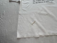 VTG ‘90s Arthur Ashe Defeat of Aids T-Shirt Tee XL USA